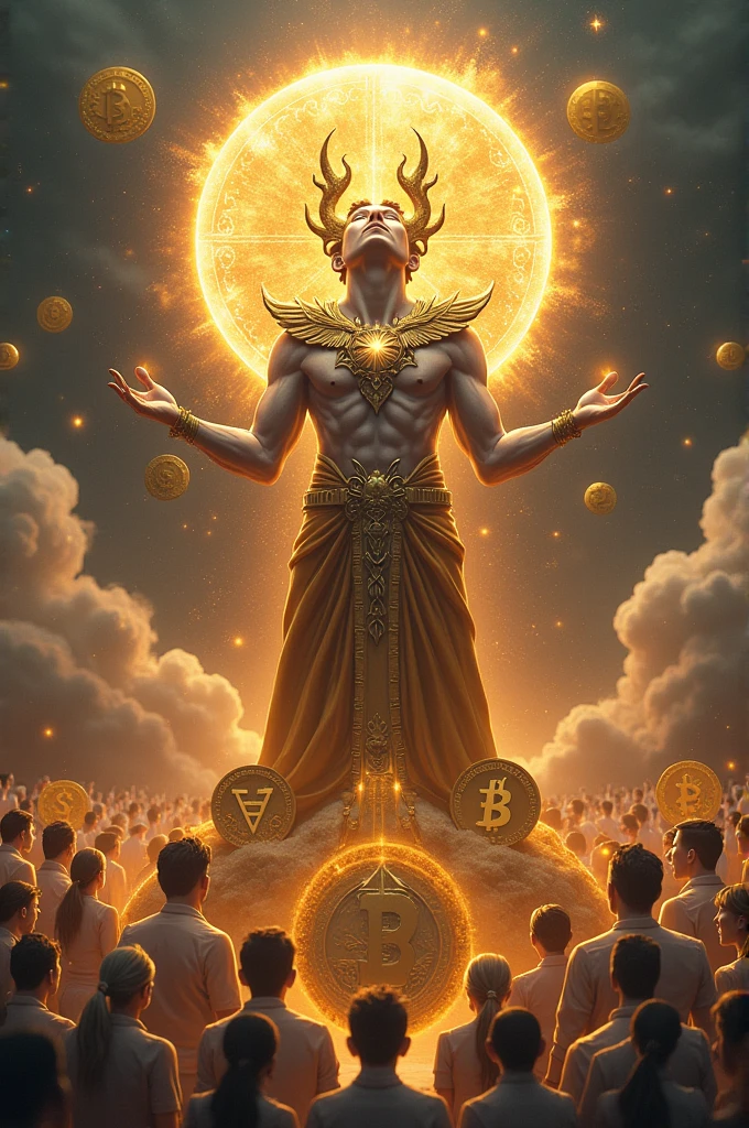 That the Pepe coin disguises it as a god, and all the cryptocurrencies around 
