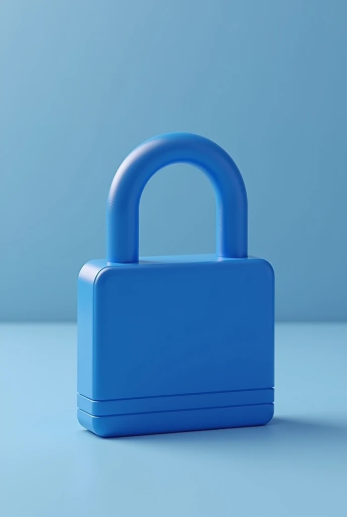 A blue simple padlock similar to the pay soft card logo