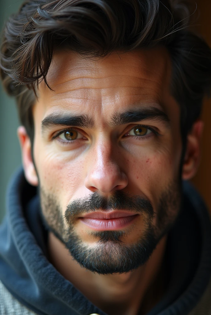 man's face
