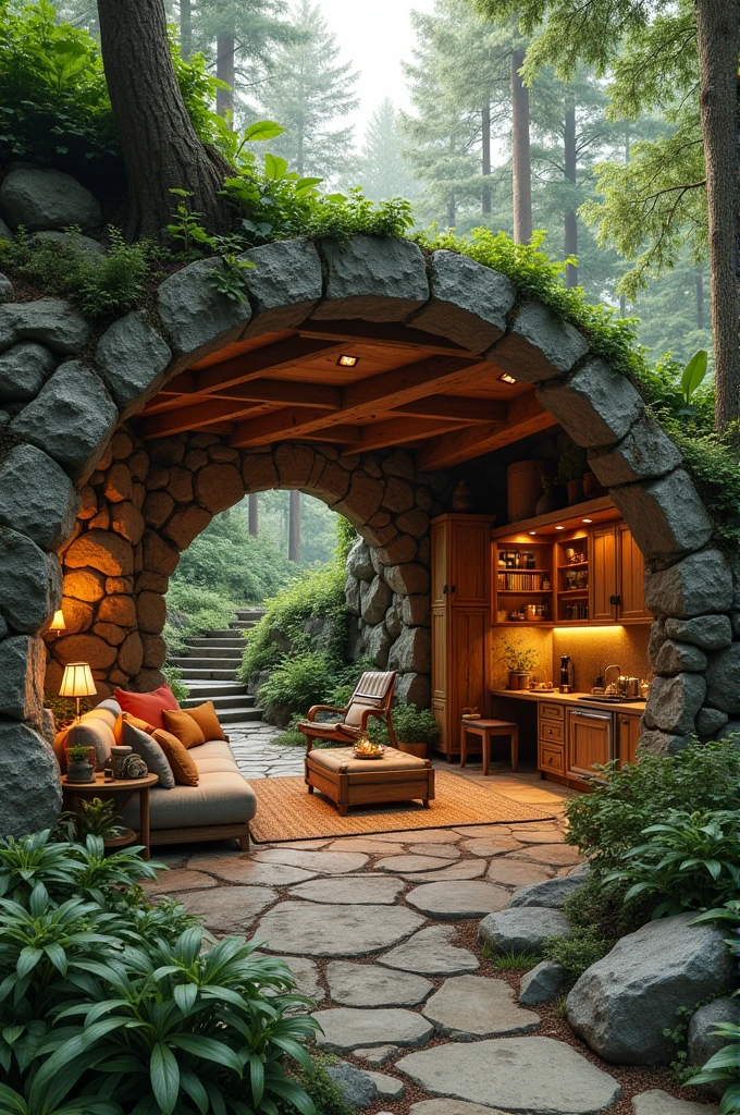 An underground house