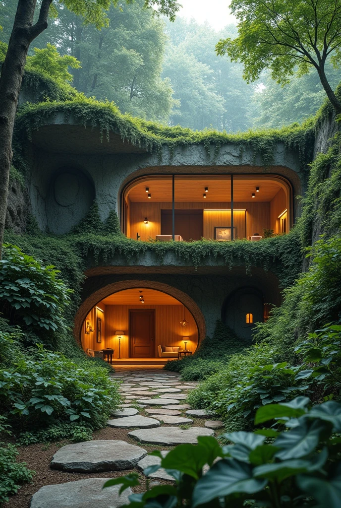 An underground house 