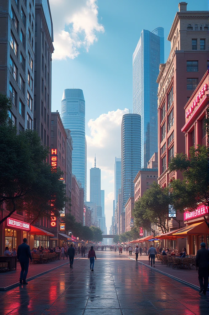Create image of the city of Houston
