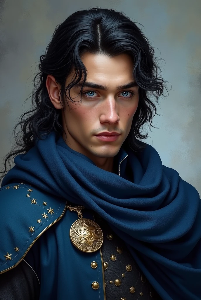 "Prince Callum Hawthorne was a handsome gentleman, but he was also a tall and strong warrior, a human of striking beauty. His hair was black as night, unlike mine which were as clear as the stars shining in the night sky. Callum wore his House colors, blue and black, but what struck him the most were definitely his eyes as blue as the sea.. He was definitely handsome, a male beauty I had never seen before. I dare say he was the most beautiful man I have ever seen in my entire life., and also the only one with striking and passionate beauty. But he was the son of my enemy, son of the man who started a rebellion in all five kingdoms of Althea, the man who nearly wiped out House Crasstella, the lineage of a goddess, but they forgot they will pay for usurping my families, and there is no beauty in the world that will stop me, Callum Hawthorne can charm any girl, your beauty is infinite, but I will be your defeat."