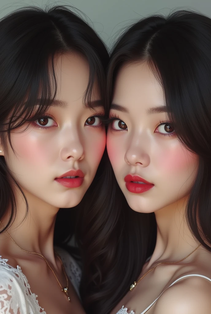 Rose e lisa do blackpink realista realista