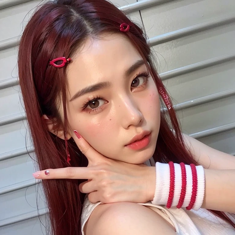 There is a man with a white shirt and black bracelet., Jimin, jimin park, Jimin's face needs, Jimin\his right eyelid is swollen, Jimin\thick lips, Jimin\greek nose, Hyung Tae, pale korean adorable face, Kim Doyoung, Jung Jaehyun, hong june hyung, TaeJune Kim, Macho Ulzzang, Jinyoung Canela