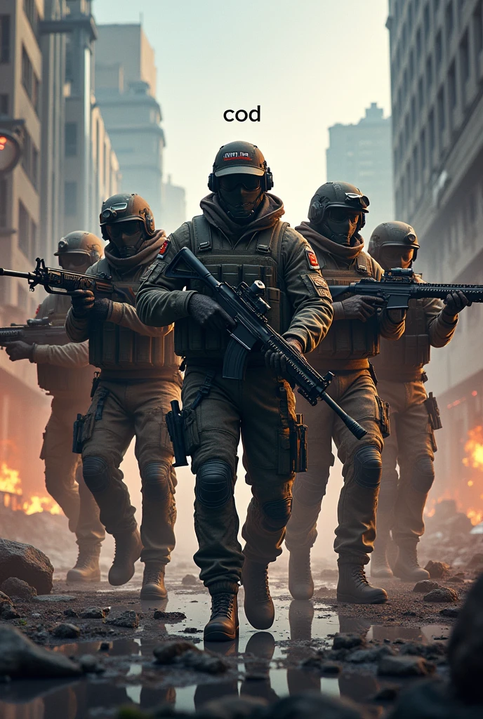 Create an image of CodMobile and contain the word clan family cod