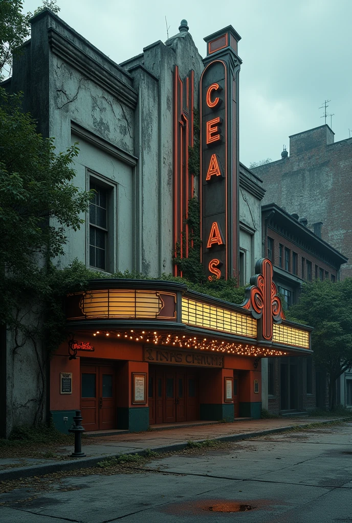 Abandoned cinema 