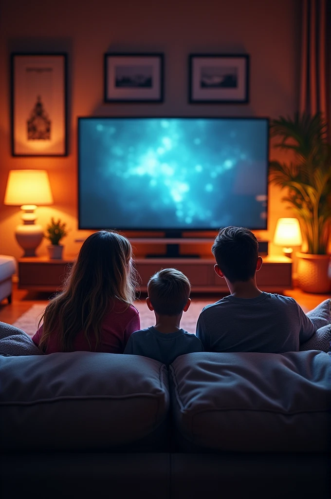 Living room with TV