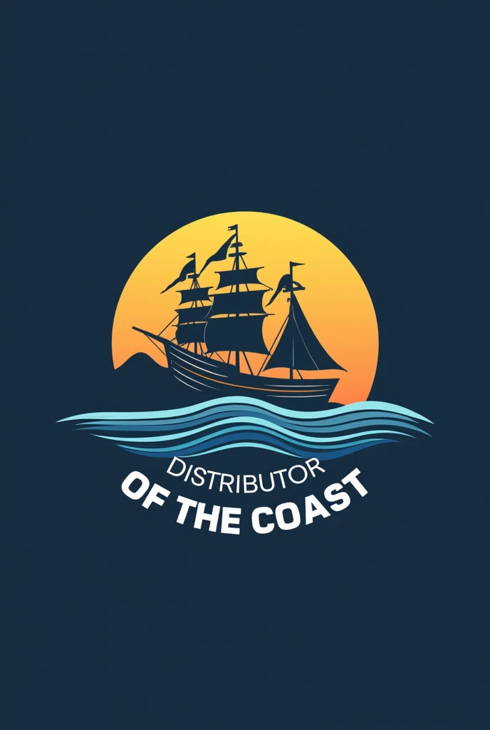 LOGO FOR A DISTRIBUTION COMPANY CALLED: DISTRIBUTOR OF THE COAST 