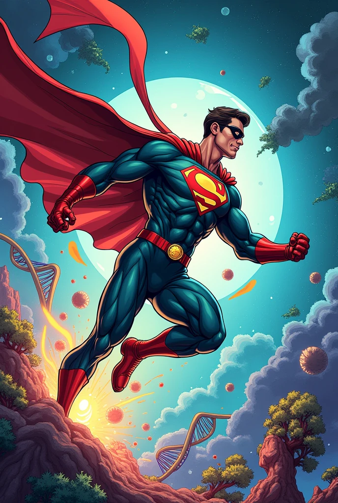 Draw RNA as a superhero who is doing all the work, from storing information to catalyzing reactions, while DNA and proteins look at him in amazement from the bottom, saying "It's putting us out of work!"