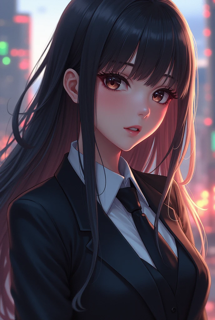 (extremely detailed CG unity 8k wallpaper),(masterpiece), (best quality), (ultra-detailed), (best illustration),(best shadow), cowboy shot, (sharp eyeliner, eyeshadow, detailed eyes:1.1), (city background:1.2), ,BREAK , mod3 (girls' frontline), ,
