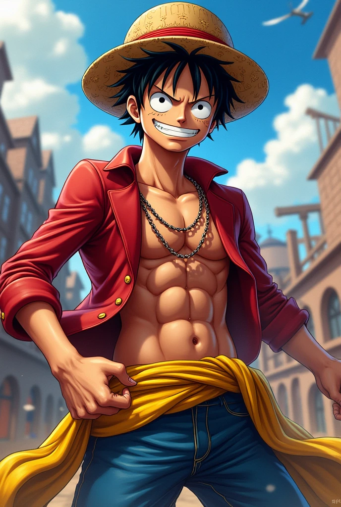 Luffy is extremely determined, sanguine, and has a strong sense of justice. He values his friends above all else and is willing to face any challenge to protect them.. He is also quite carefree and likes to smile., especially in gear 4.