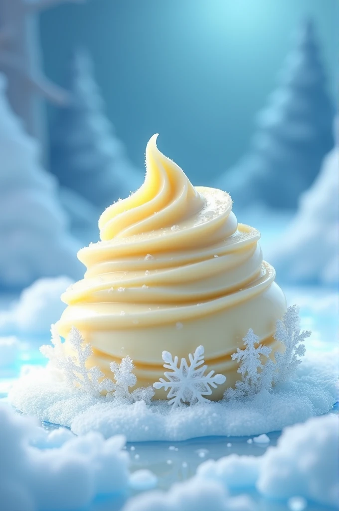 Frozen animated pudding
