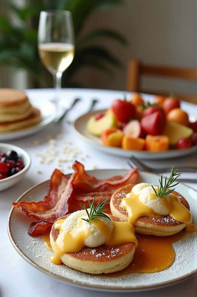 appetizing 5 star breakfast meal
