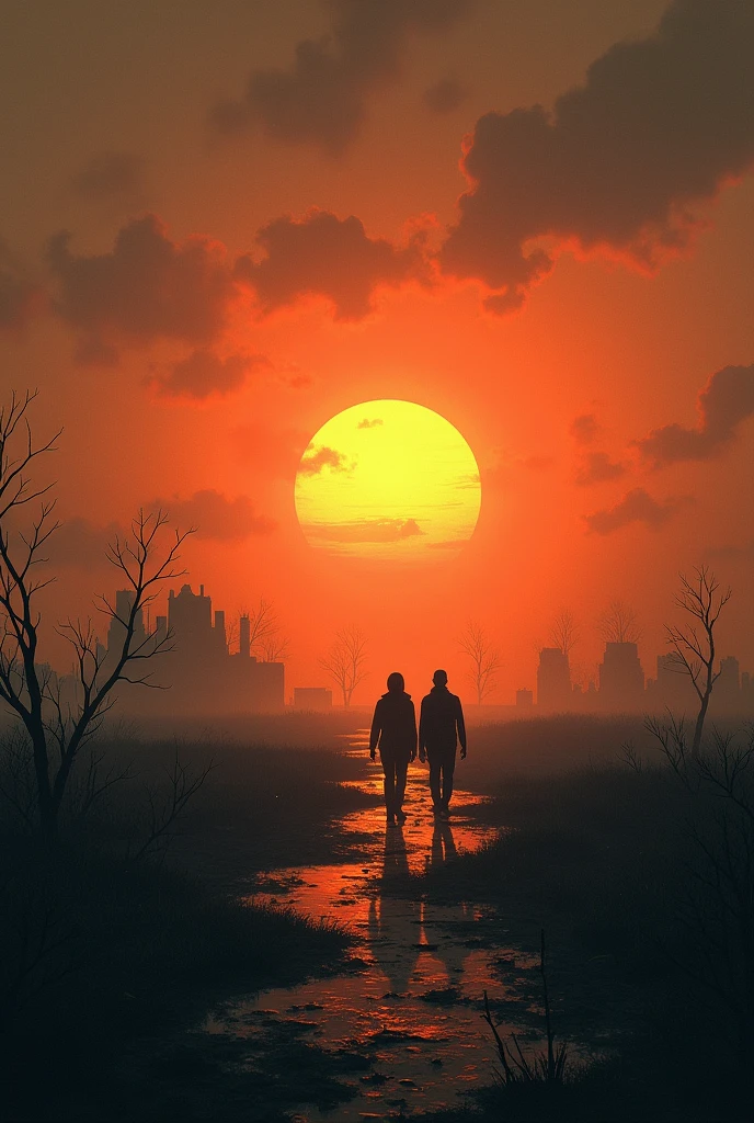 I wanted a book cover, the name is The Sunset of Humanity and the subtitle is The Disappearance, authors Melissa Trombim and Helena Plach 