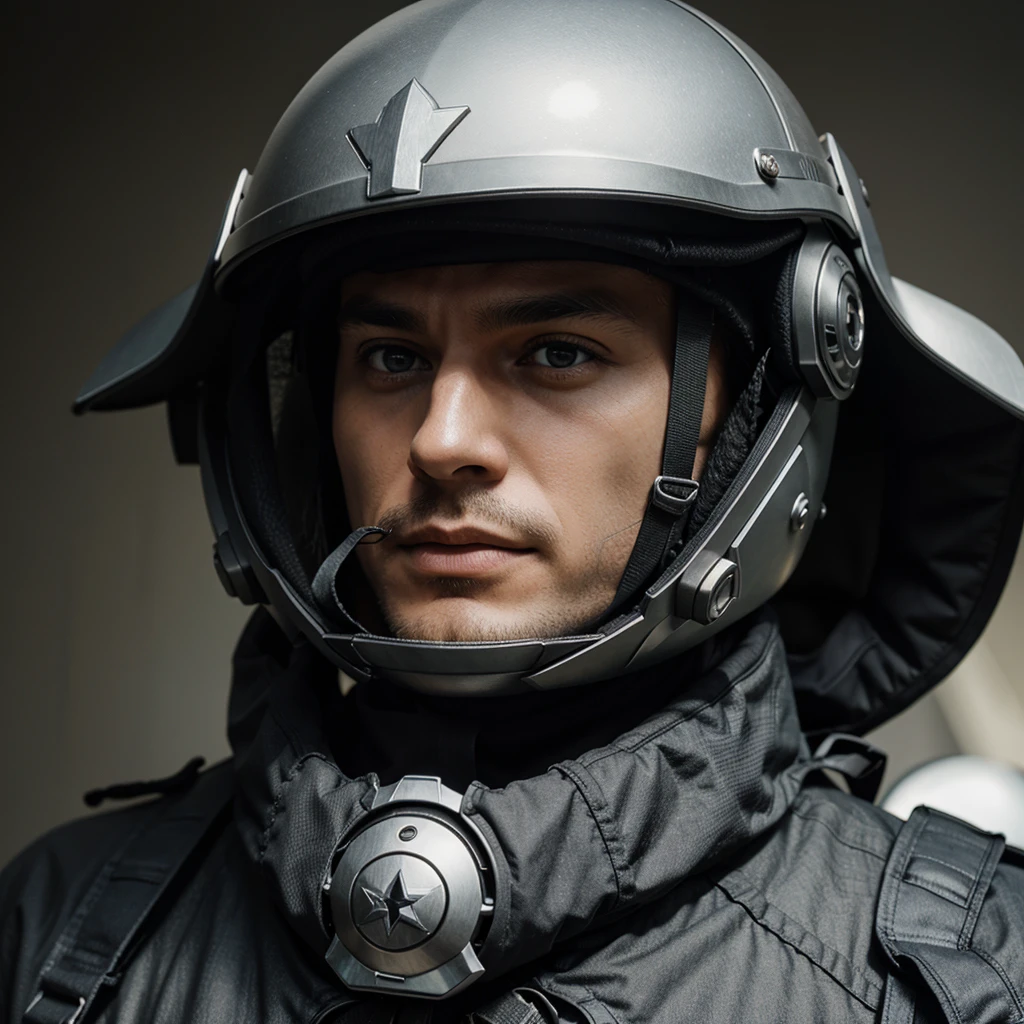 A man in a Norisk helmet 