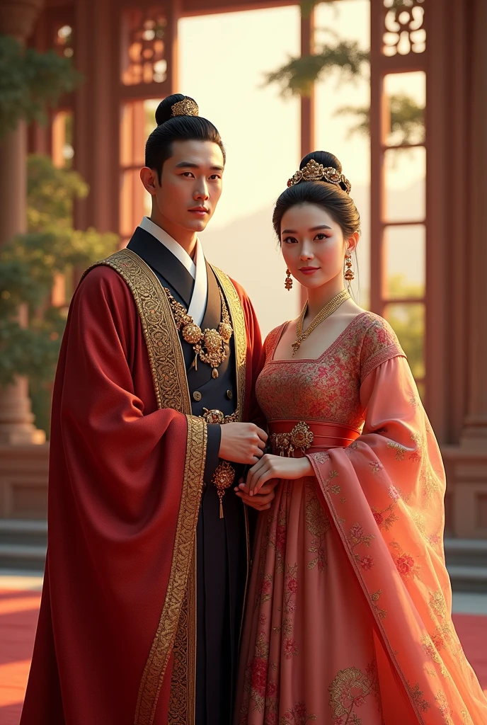 King and queen from south Korea in the present sex