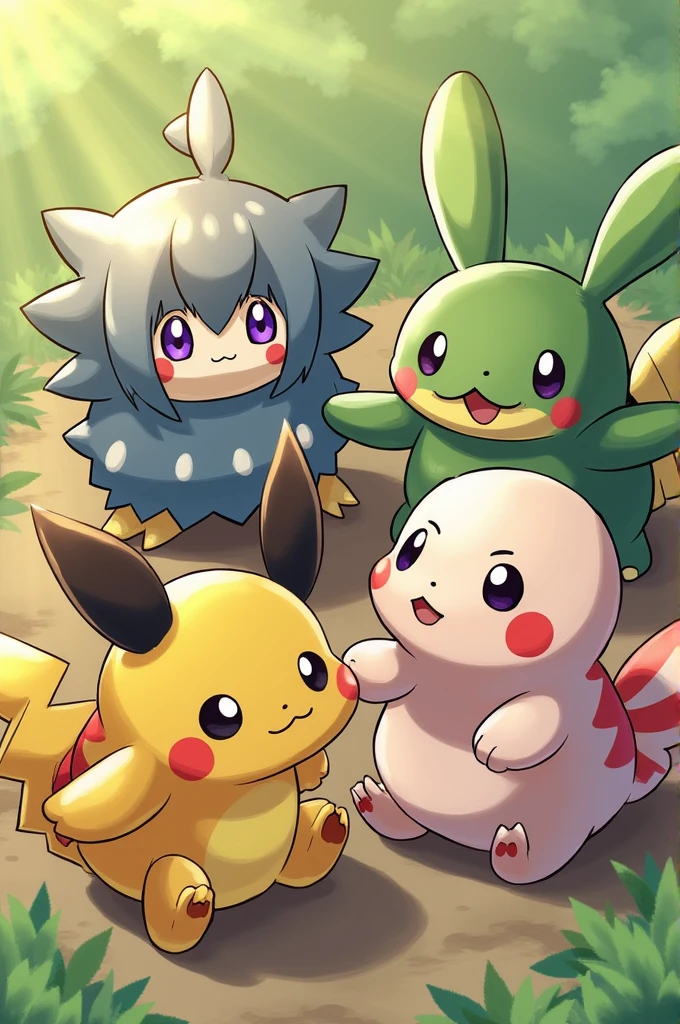  ramen los pokemon son
 ratta
shellder,
beedrill,
magikarp 
