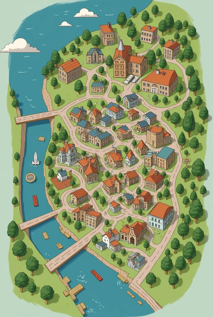 I NEED A MAP OF THE CITY "Ashwood City" THAT CONTAINS THE FOLLOWING PLACES WITH THEIR NAMES:
University - "Revenhurst University": Private university located in the heart of the city, known for its arts program, music and literature.
City - "Ashwood City": a vibrant and cultural city, with a rich historical and architectural heritage.
Elannes and Sage Department: a cozy apartment in the neighborhood of "Willow Creek", near the university campus, with views of the park.
Elannes' parents' house: An elegant mansion in the exclusive neighborhood of "Oakwood Hills", with a large garden and a stunning view of the city.
Kaiden Department: A modern and minimalist loft in the neighborhood of "downtown", close to the best restaurants and bars in the city.
Thayer Department, Rowan y Gideon: A shared apartment in the neighborhood of "Arts District", full of color and energy, with a small roof garden.
The Cozy Cupcake: a cozy coffee shop on the university campus where Elannes and Sage often meet.
The Raven's Nest: an underground bar in the neighborhood of "downtown" where Kaiden and his friends often play live music.
The secret garden: a hidden place on the university campus where Elannes and Kaiden secretly meet.