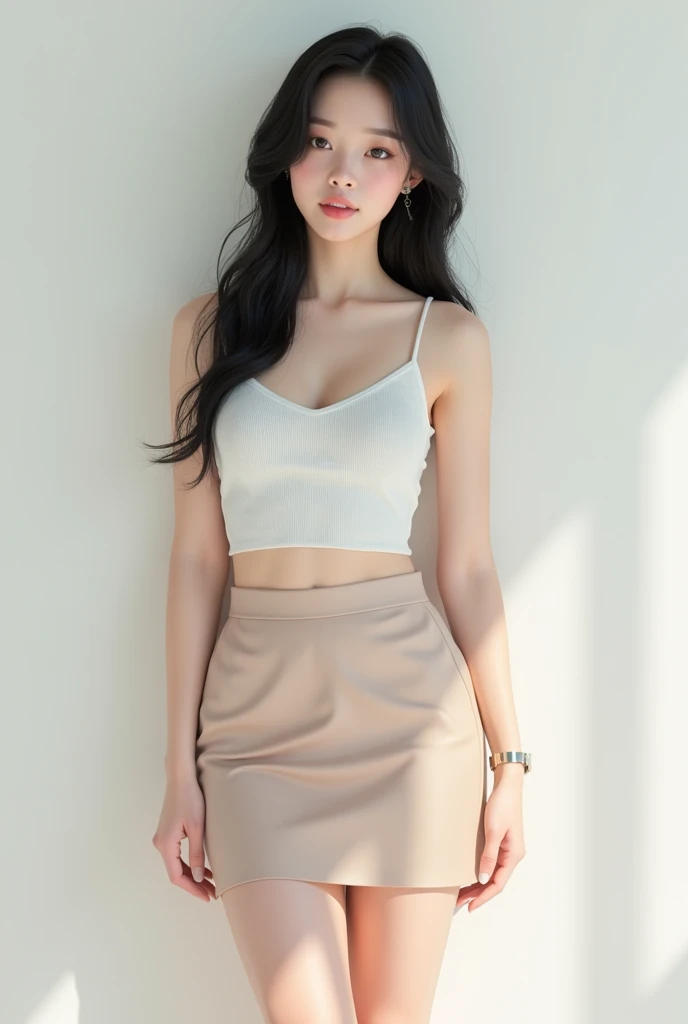 Young Japanese female idol、Real、Skirt
