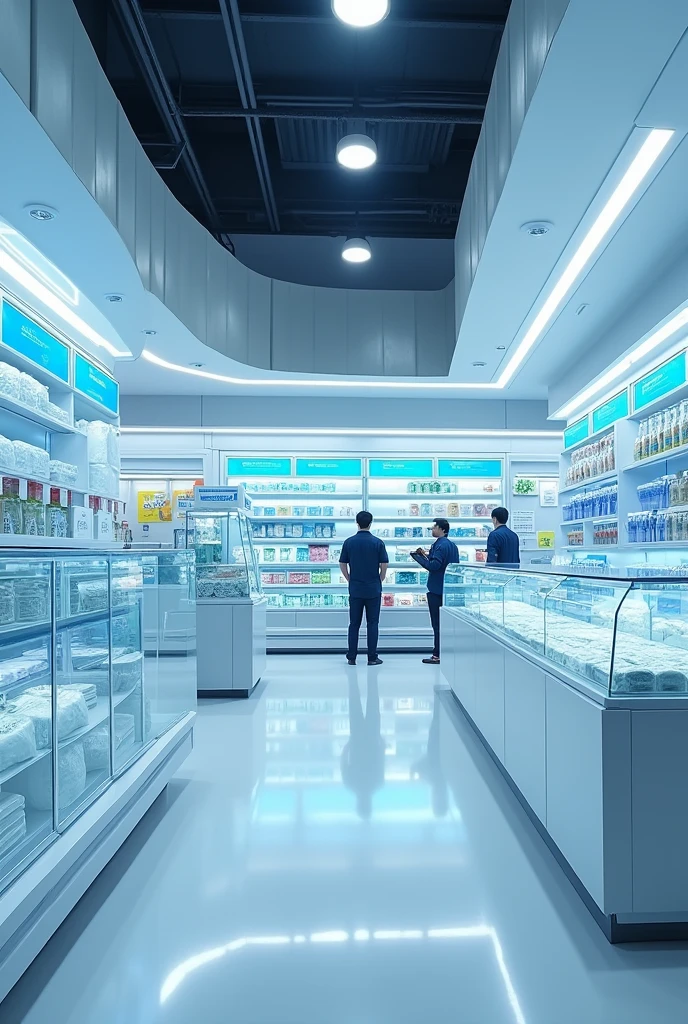 An Asian supermarket that only sells sealed air