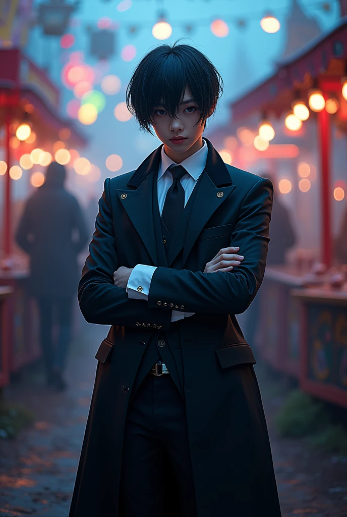 Black Butler Cosplay Cool Fair Skin
