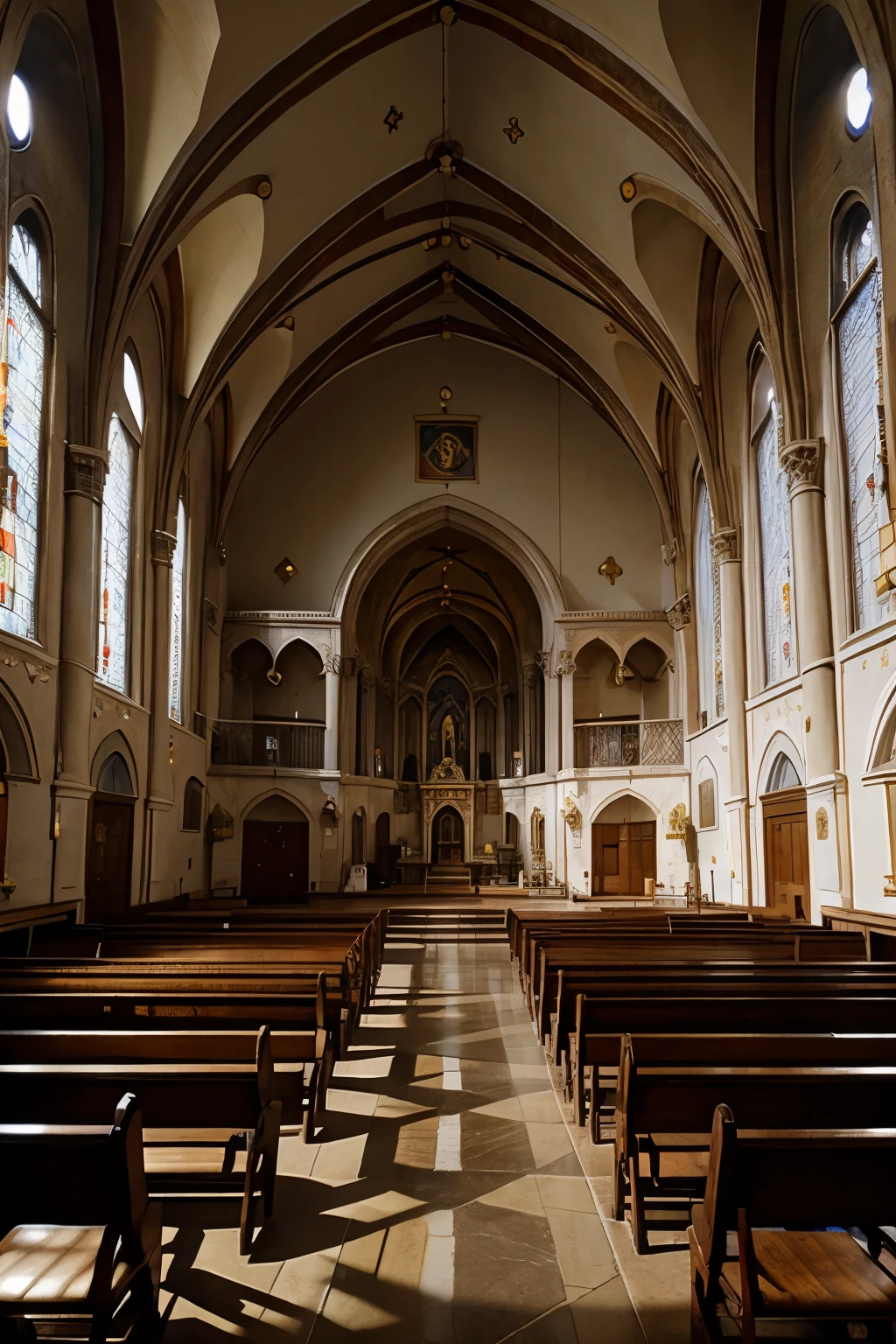 Church of St. Anthony of Padua by Prince Caroline, inside and out