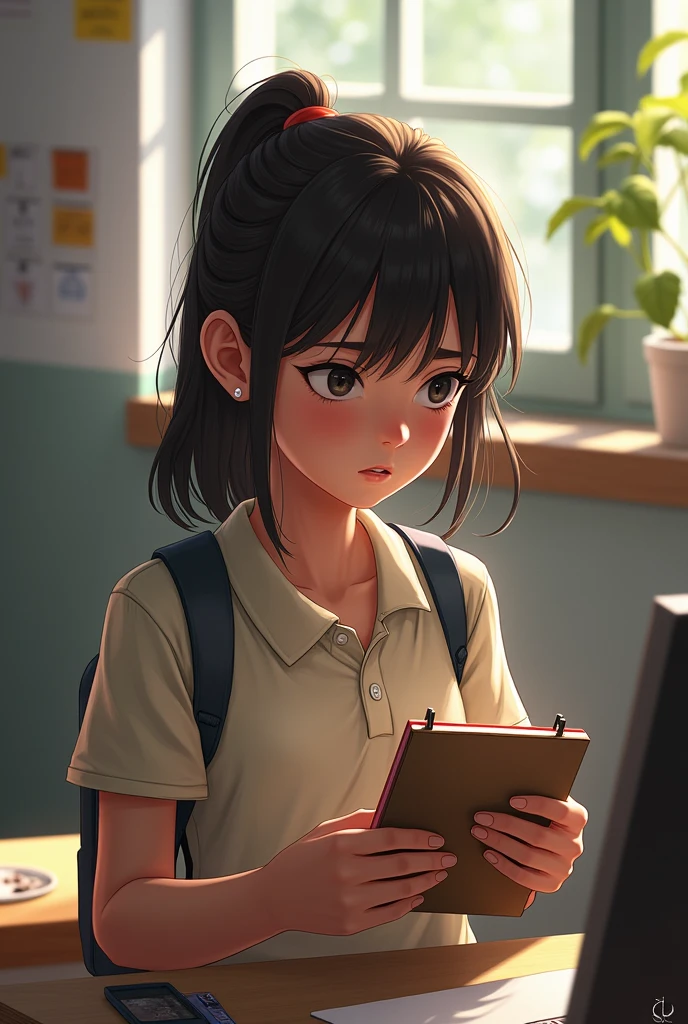 One day, her school announced an art competition. Lena wanted to participate, but the fear of being judged held her back. She could already hear the teasing remarks: "Lena, the artist? What a joke!"