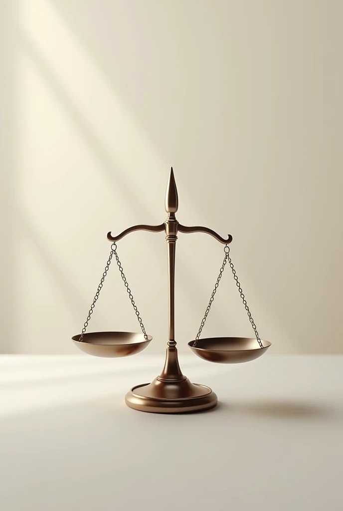 A logo about harmony and balance with a scale
