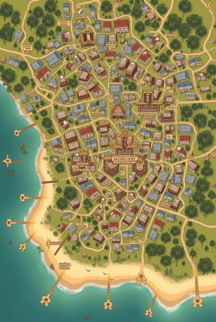 El mapa de Ashwood City muestra la ciudad dividida en diferentes barrios. En el centro, se encuentra el campus de Ravenhurst University, rodeado por el barrio de Willow Creek, donde viven Elannes y Sage. Al norte, se encuentra el barrio de Oakwood Hills, donde viven los padres de Elannes. Al este, se encuentra el barrio de Downtown, donde vive Kaiden y se encuentran los mejores restaurantes y bares. Al sur, se encuentra el barrio de Arts District, donde viven Thayer, Rowan y Gideon. En la parte oeste, se encuentra el parque de la ciudad, donde Elannes y Kaiden se encuentran en secreto.