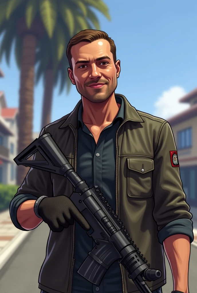 Profile picture for YouTube like Guffi&#39;s YouTube channel but from Grand Theft Auto Online but not human