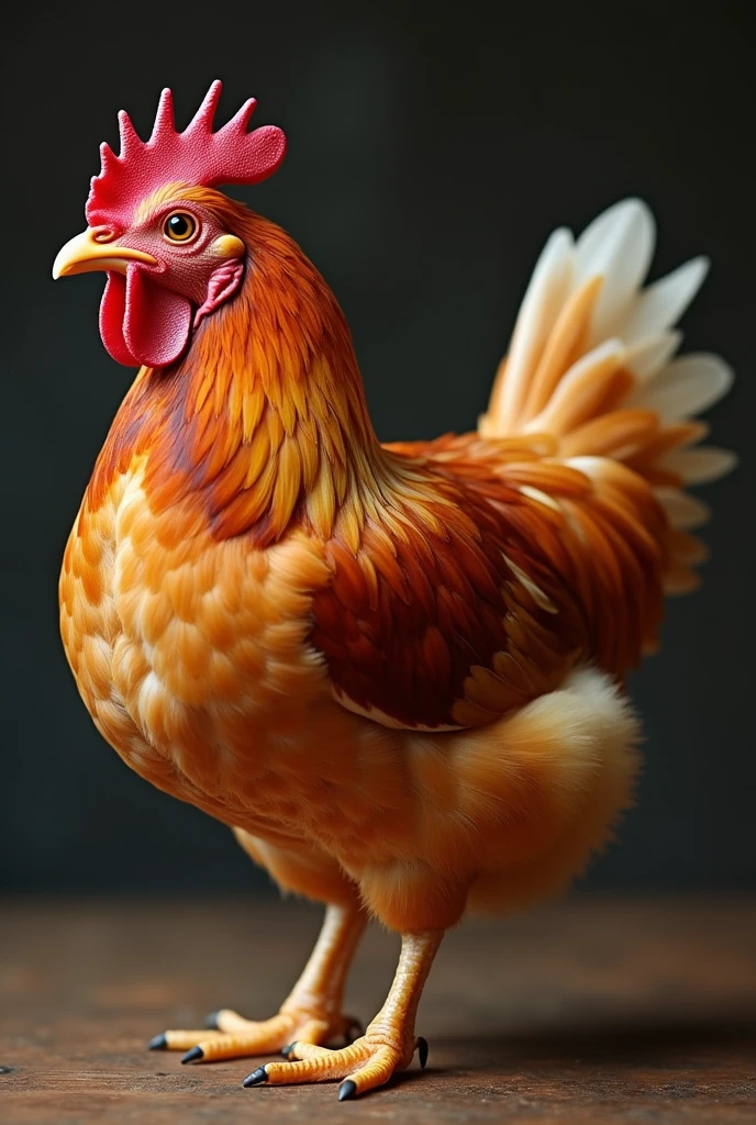 Male penis in chicken anus