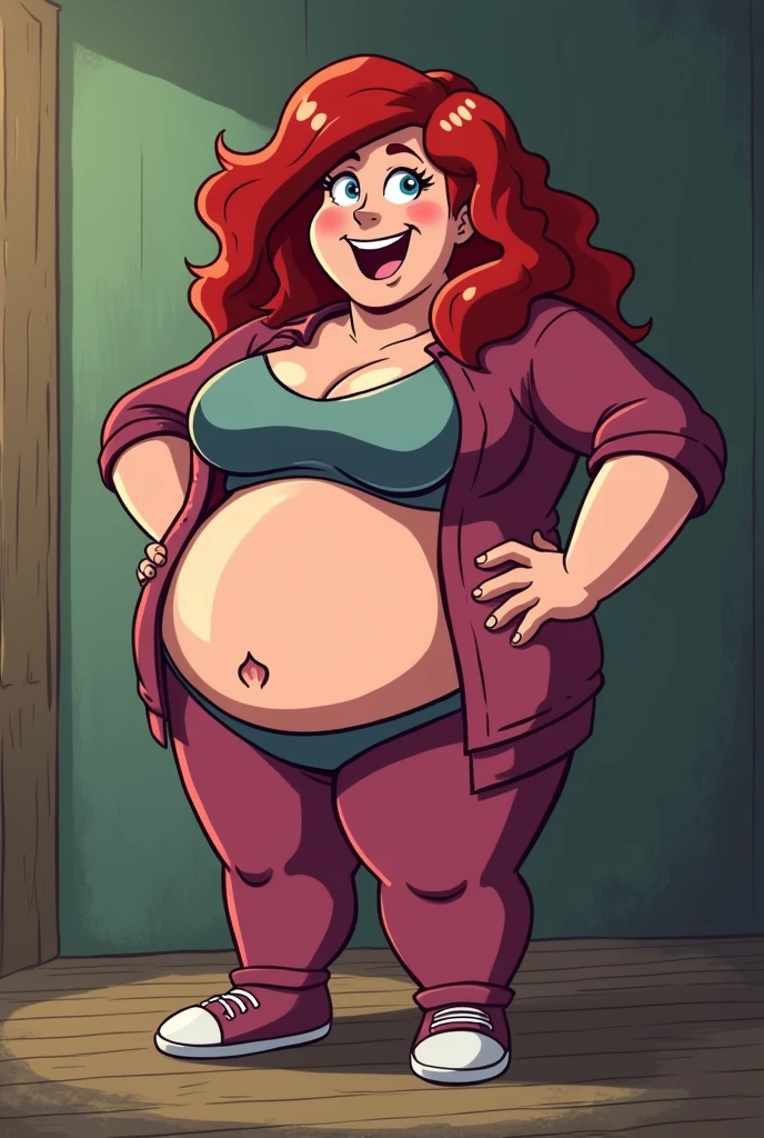 Wendy from gravity falls big belly vore