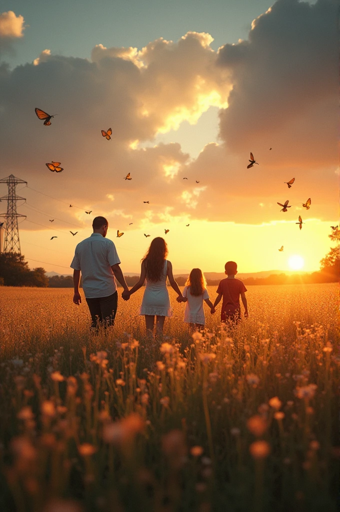 Image of a family picture and the vibes of broken family