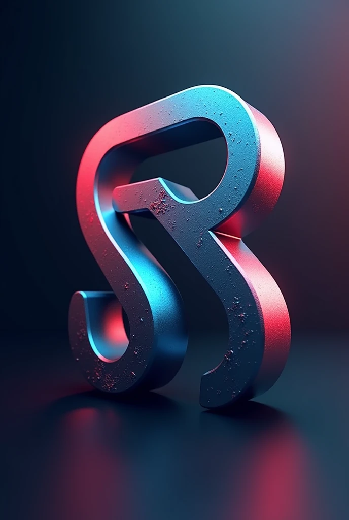 A 3d logo design with S and R,