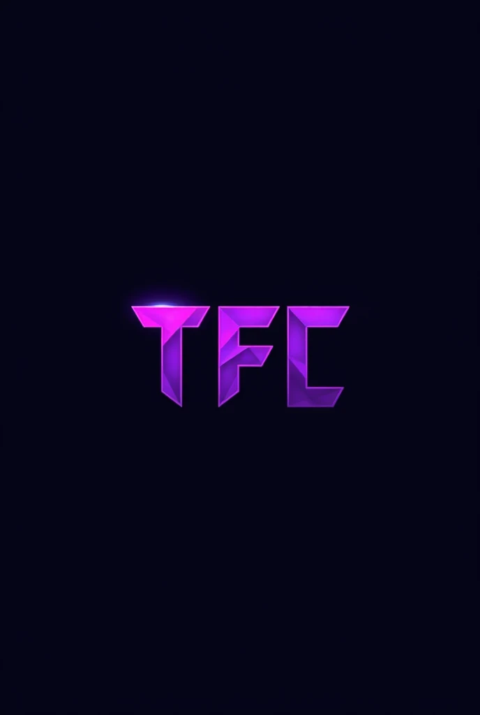 Football logo that says TFC with purple and black colors, You can use any logo of a professional team 