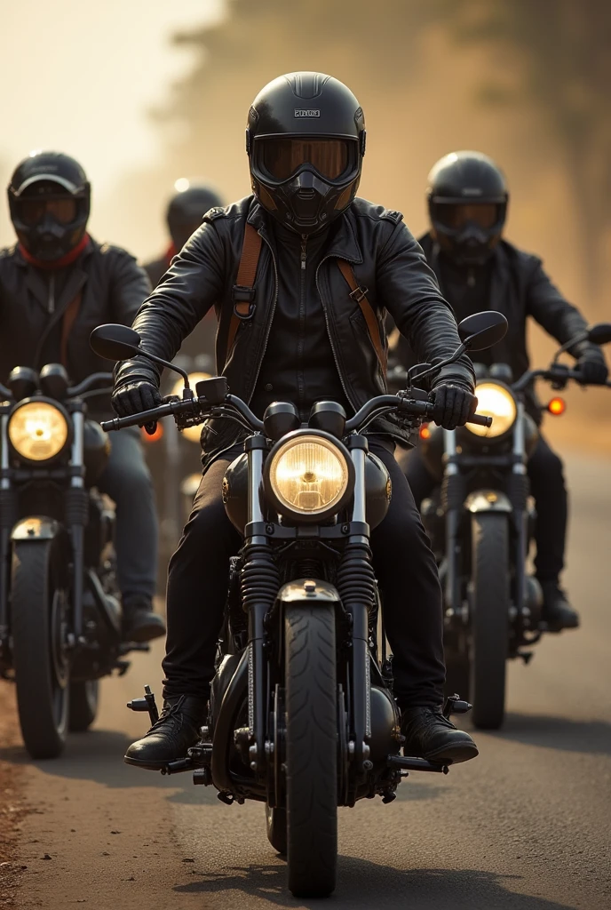 group of badass gang rider