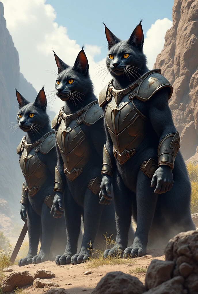 4 equipped milet cats