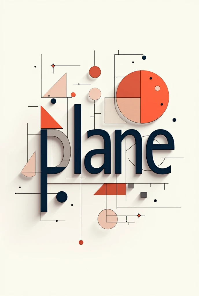I would like to write the word plane with geometric figures
