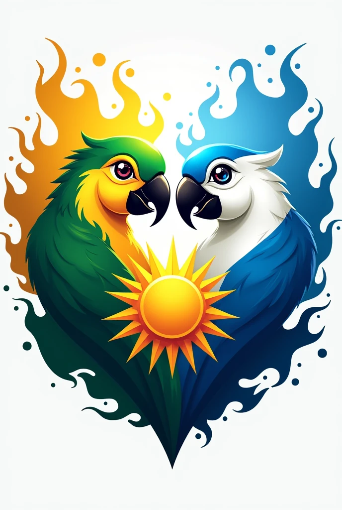 A logo of brazil vs Argentina football team