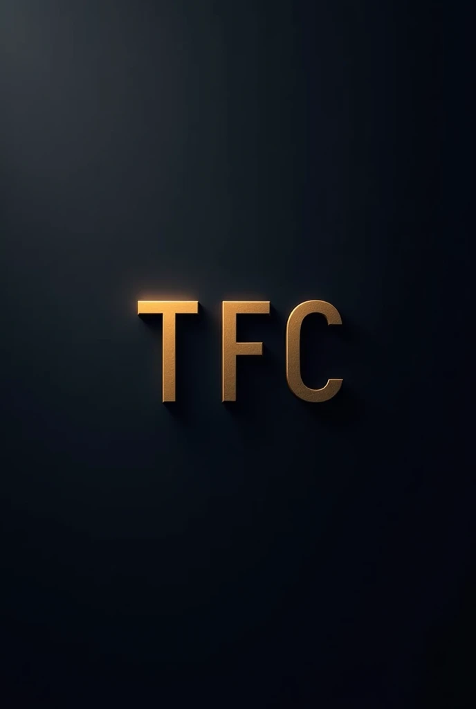 Soccer logo that says TFC in dark colors, You can use professional team logos 
