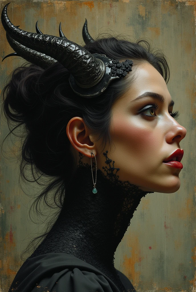 A succubus enter in a woman’s head