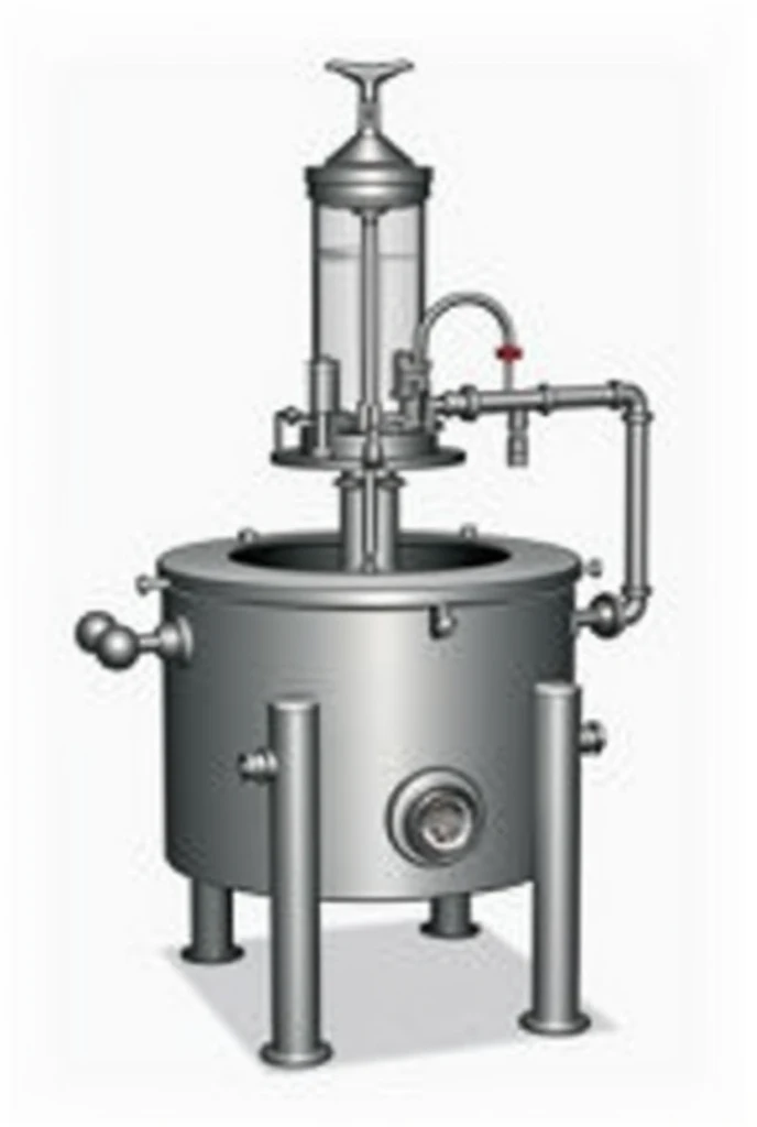a calender type evaporator with agitation