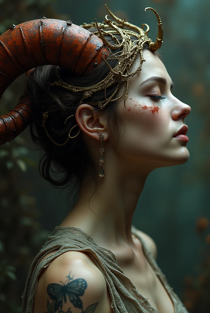 A succubus remplace in a woman’s head