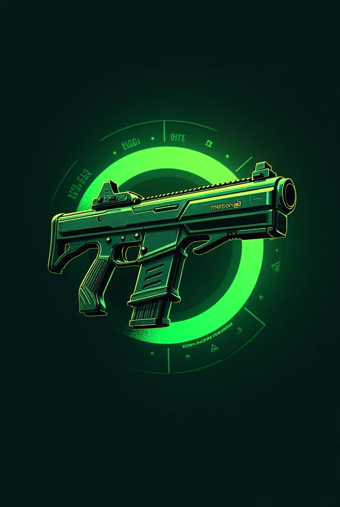 Green gun logo