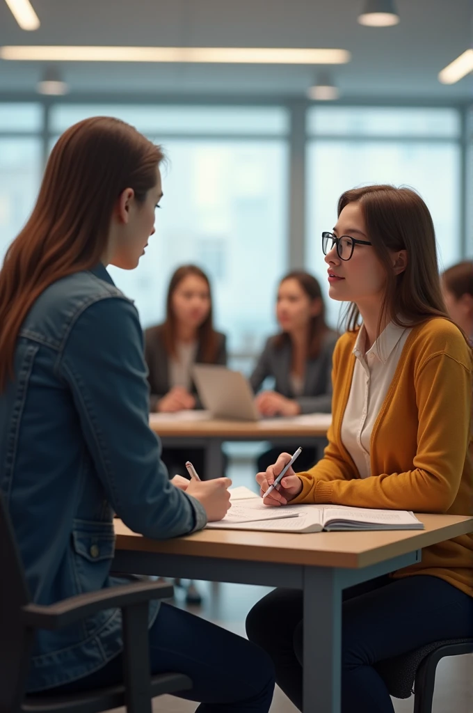 Introverted male students and extroverted female students 