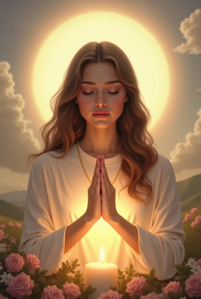 make an image inviting a prayer, commemorating the memory of our daughter, Sister, Aunt and friend Blanca Doris Loaiza Suárez and to pray for the life and health of our son and brother Angel José Loaiza Suárez