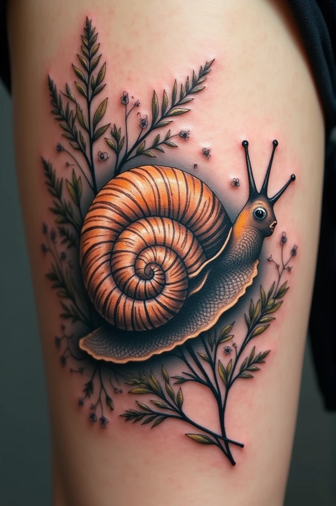 Snail tattoo