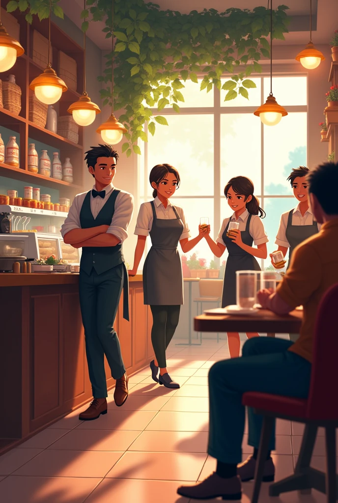 Message saying : We are already serving