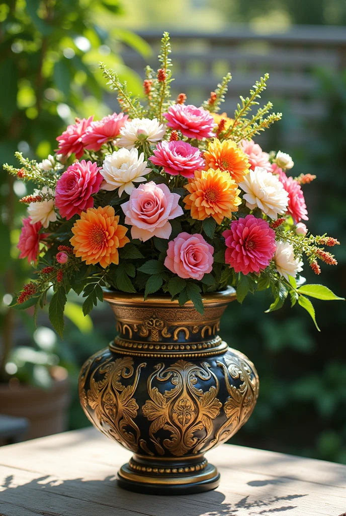 A flowerpot with so-and-so